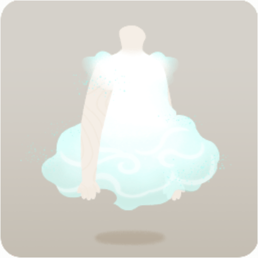 森にかかる霧のワンピース