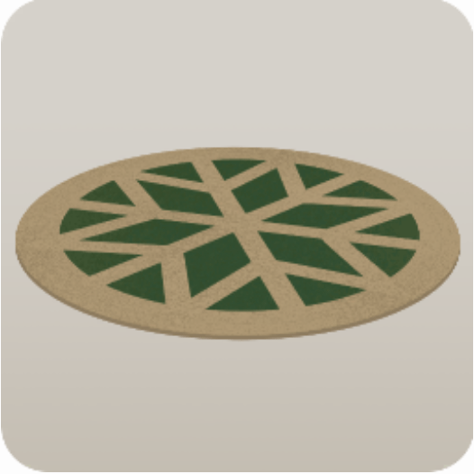 ホリデークリスマスラグ・緑