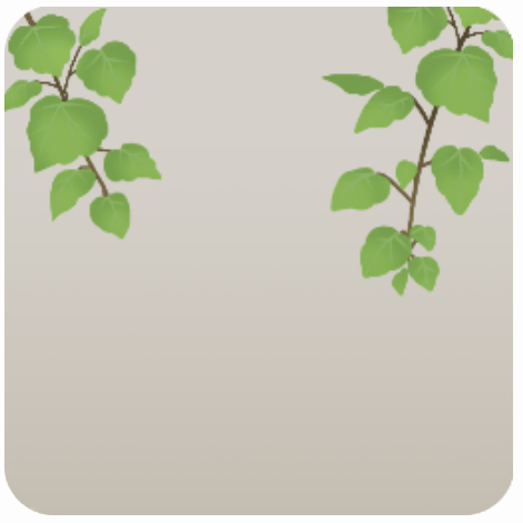 垂れ下がるつる植物