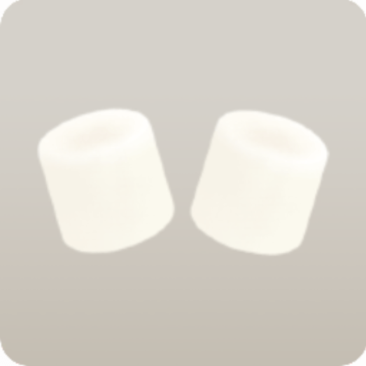 ふたつのミニマシュマロ