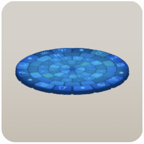 星祭りの円形広場