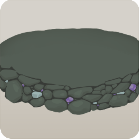 鉱石の埋まる土