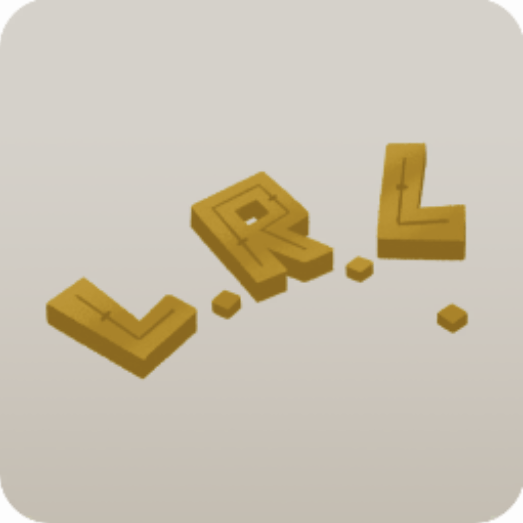 L.R.L.ロゴのミニチュア