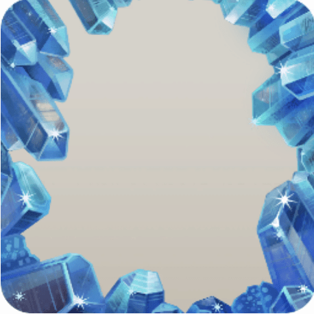 森を覆うクリスタル