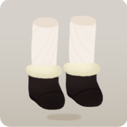 クリスマスブラックブーツ