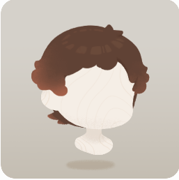 ハネ癖のついた髪