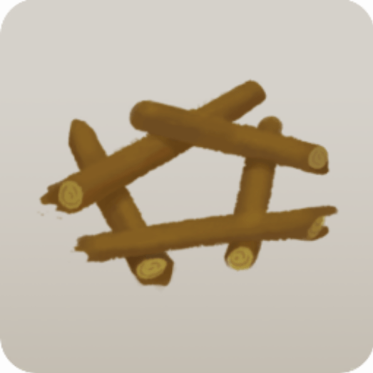 どんぐりの森の小さな木の枝