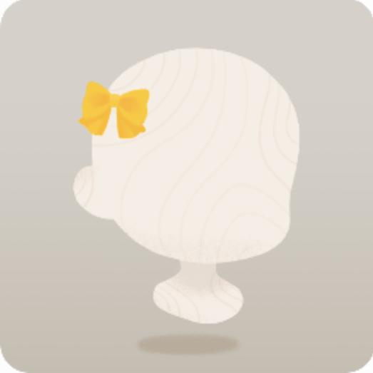 黄色いミニリボン