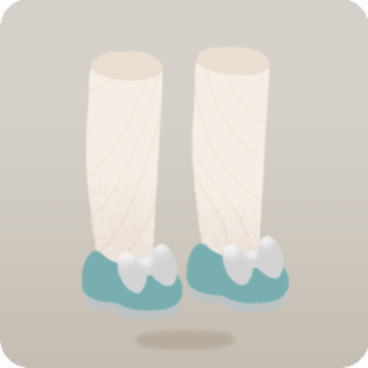 秘密のドールブルーパンプス