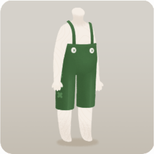 庭小人のサロペット