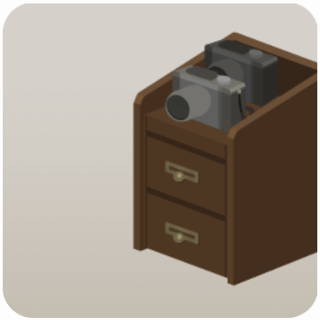 探偵事務所のチェスト