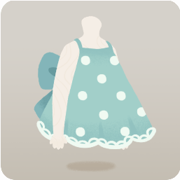 キャンディ水玉ワンピ