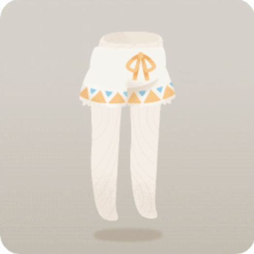 南国柄のショートパンツ