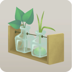 原生林の植物の研究セット