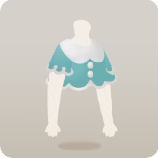 人形のブルートップス