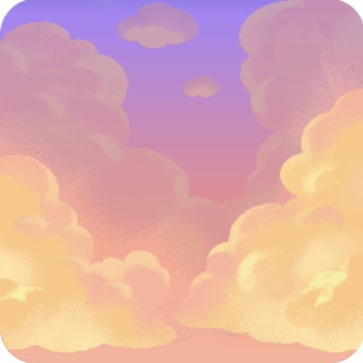 帰りの夕暮れ空