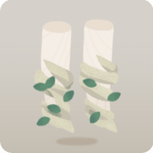 からまる木の根