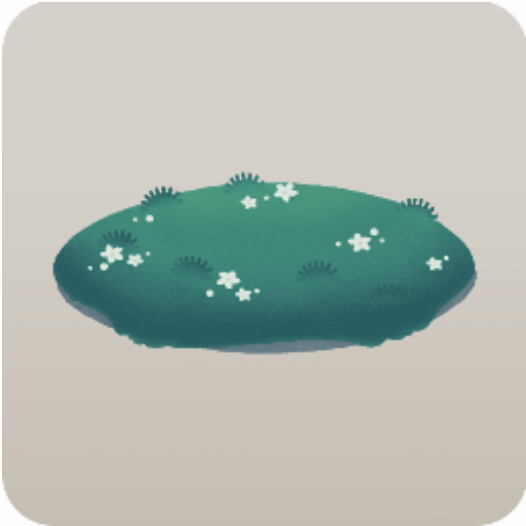 神秘の森の小島