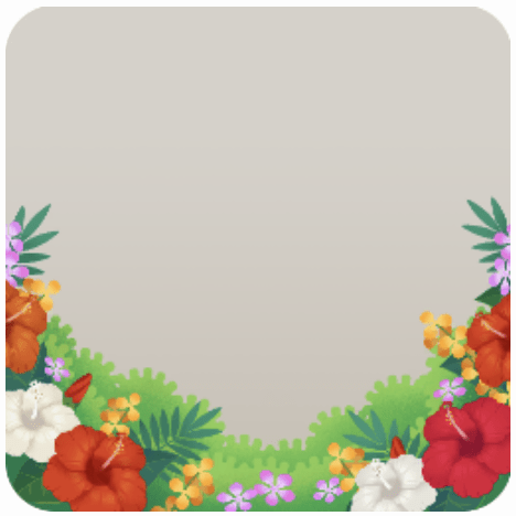 トロピカルな花の茂み