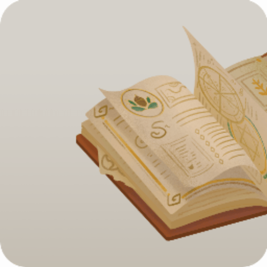 風でページがめくられている本