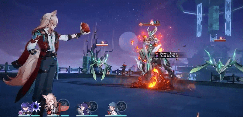 ショウキュウの戦闘画面