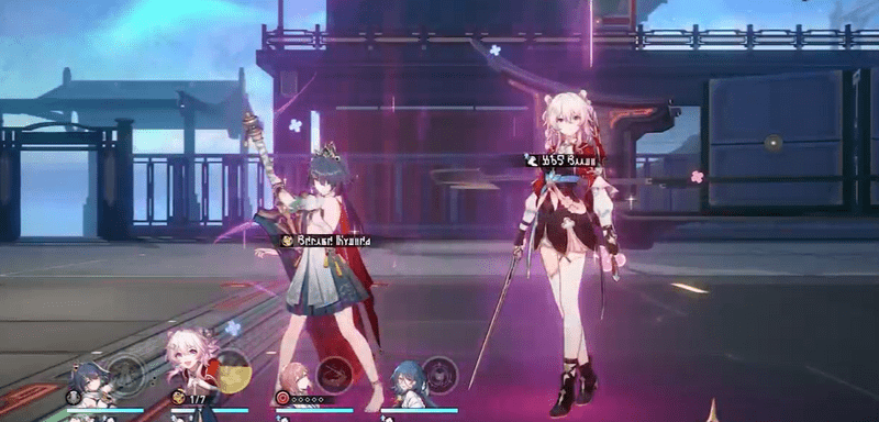 なのかの戦闘画面