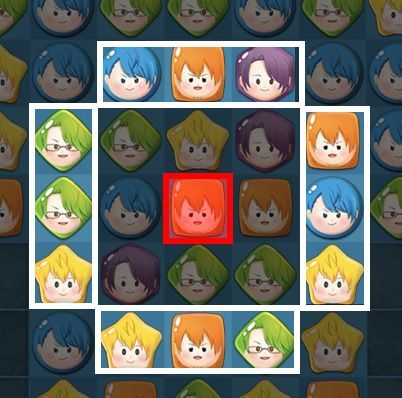 朝霧さんの輪型範囲