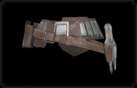 チェーン装備の腰