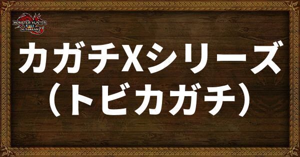 カガチXシリーズ