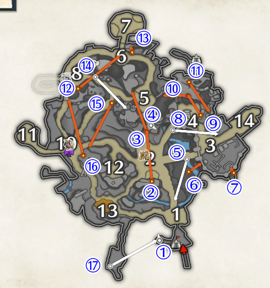 大翔蟲の設置場所一覧