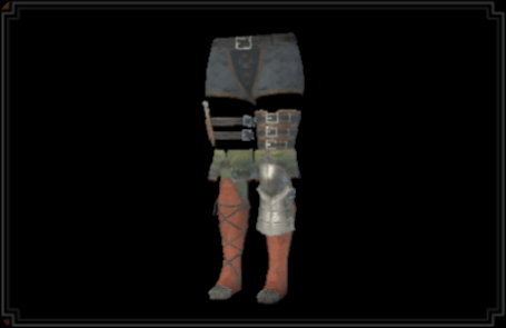 プケプケ装備の脚