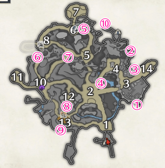 城塞高地の手記一覧