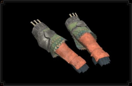 プケプケ装備の腕