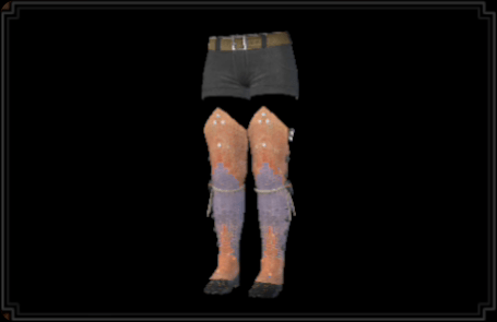 狗竜の革装備の脚