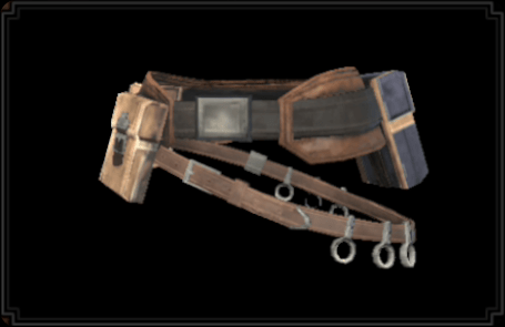 レザー装備の腰