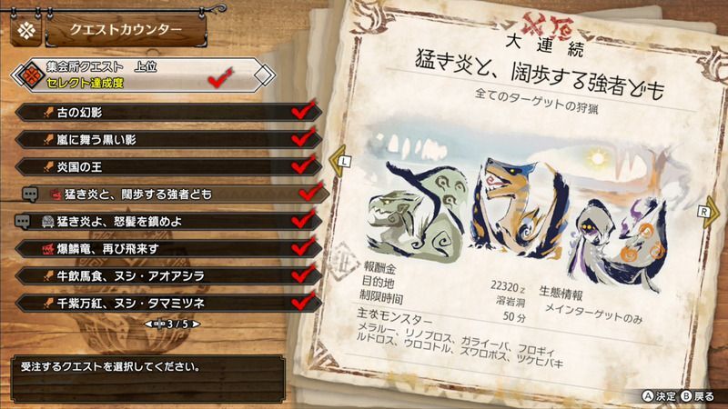 猛き炎と、闊歩する強者ども