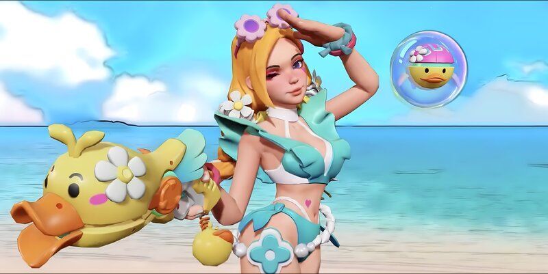 アイリスの水着スキンが新たに登場