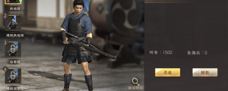 下位の兵は昇進することが可能