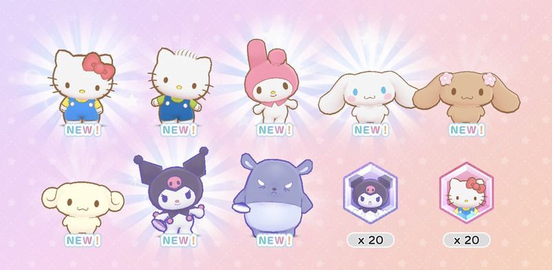 キャラクターの欠片