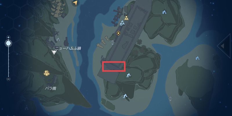 ルミナ号後方最上部