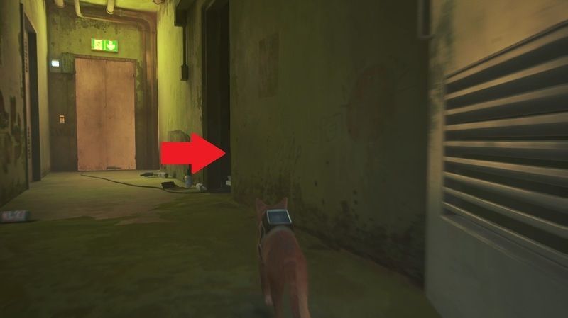 小部屋の入り口