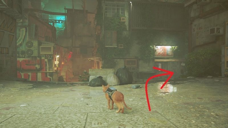 Guardianを背に右に進む