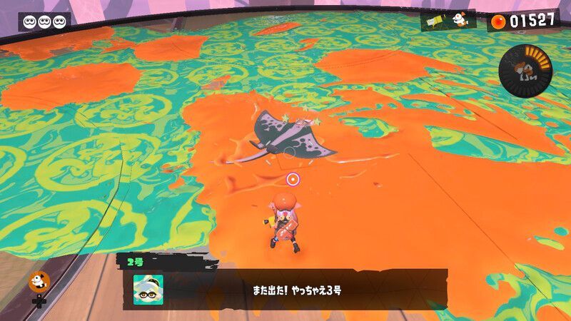 ひるんだ後はマンタローに攻撃