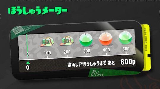 ほうしゅうメーター