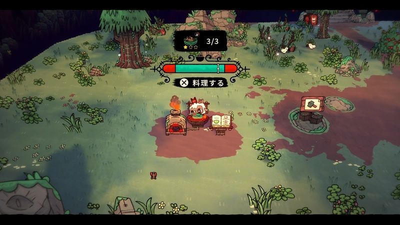 料理のアクション