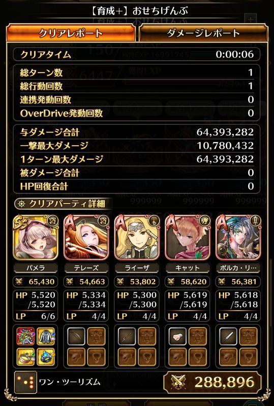 おせちげんぶの周回編成