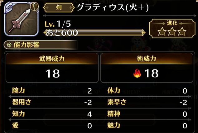 グラディウス（火）