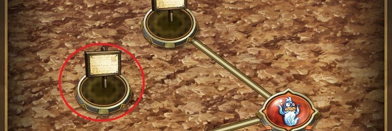 山岳 荒れた山道の隠し看板（ランタン）