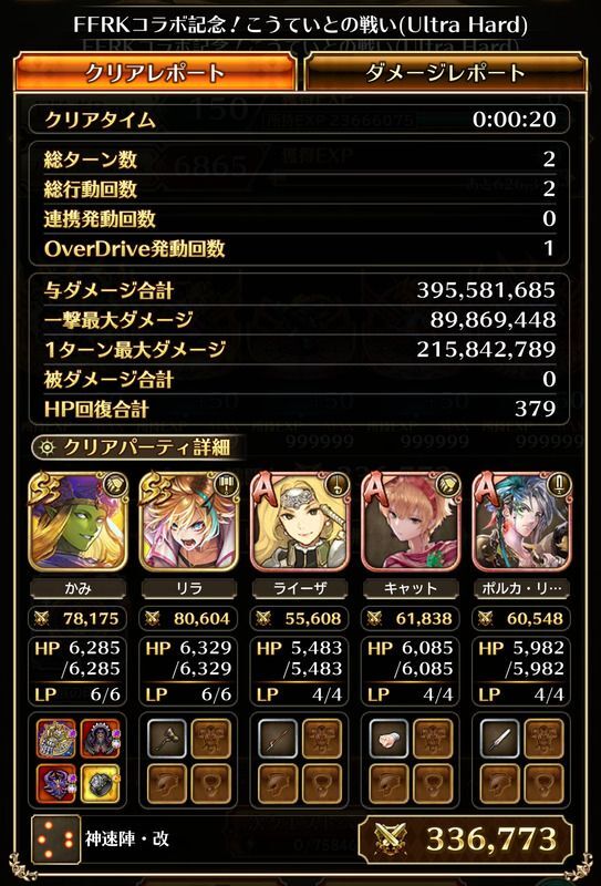 Ultra Hardの周回編成