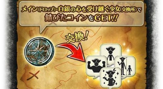 錆びたコインの入手方法
